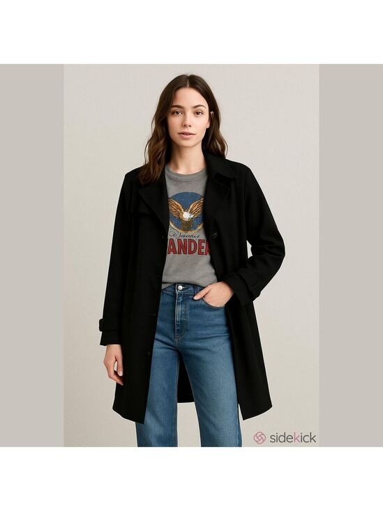 Perry Ellis Jackets & Blazers - Retro Perry Ellis Beltless Streetwear Trench